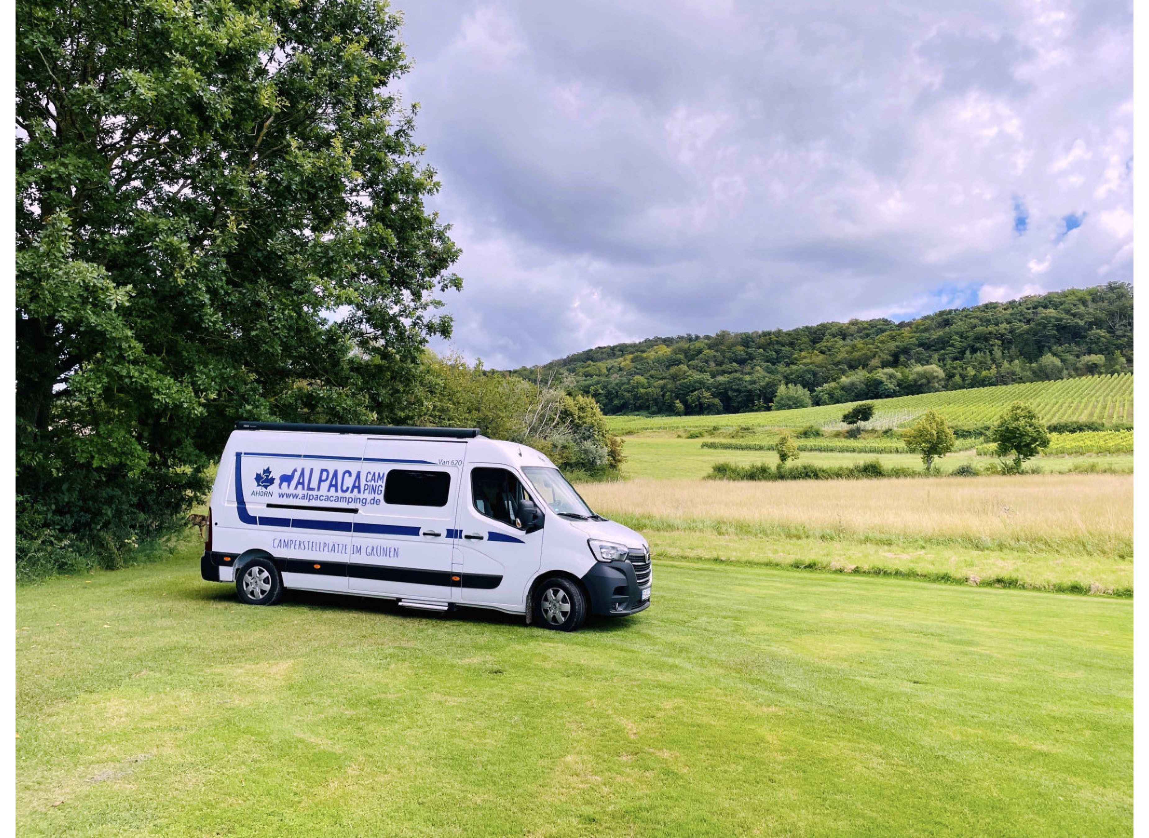 Sportplatzcamping in Oberschwarzach — Sítio para autocaravanas in Oberschwarzach