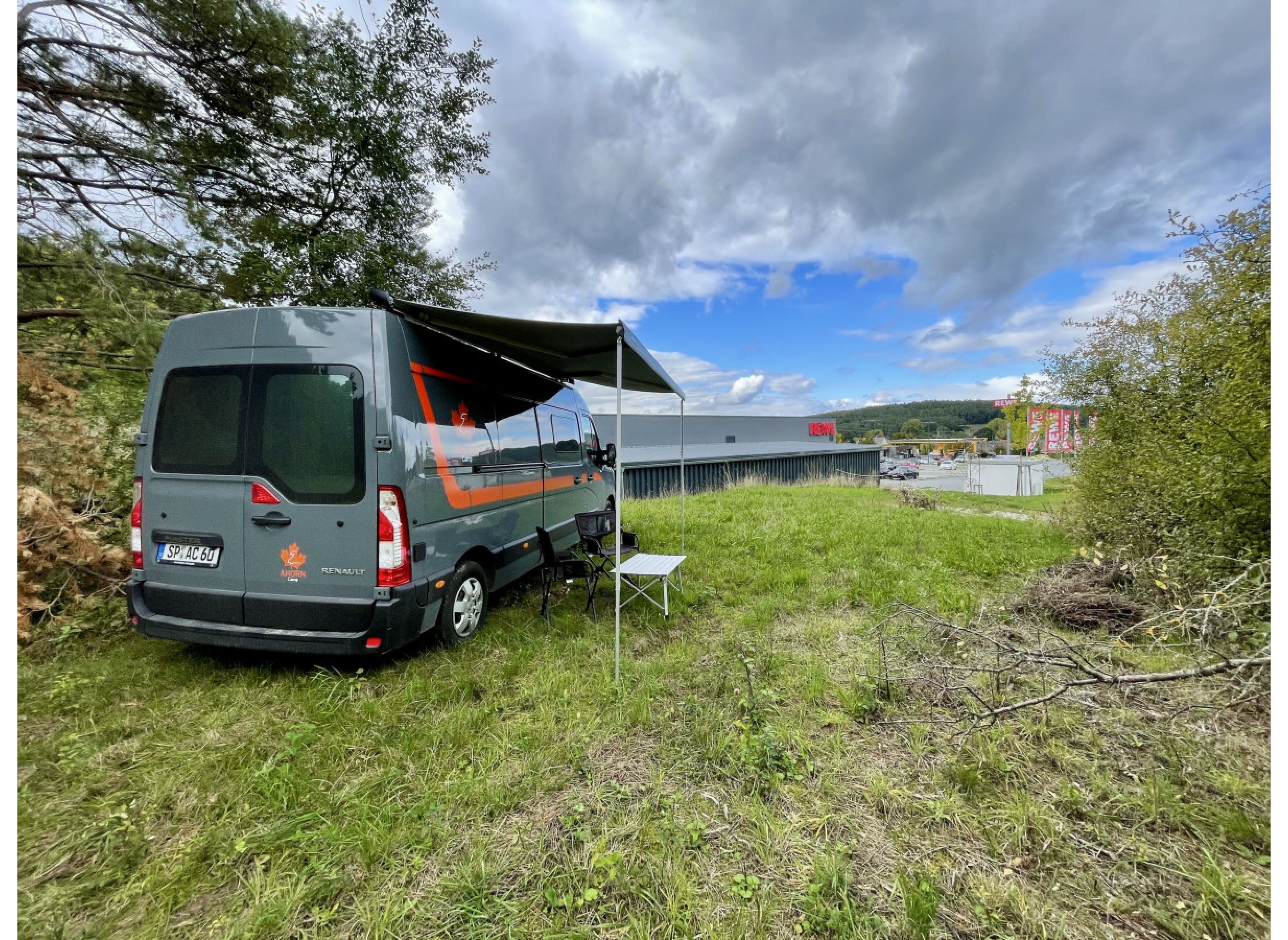 Stellplatz in Sassanfahrt — Camperplaats in Hirschaid