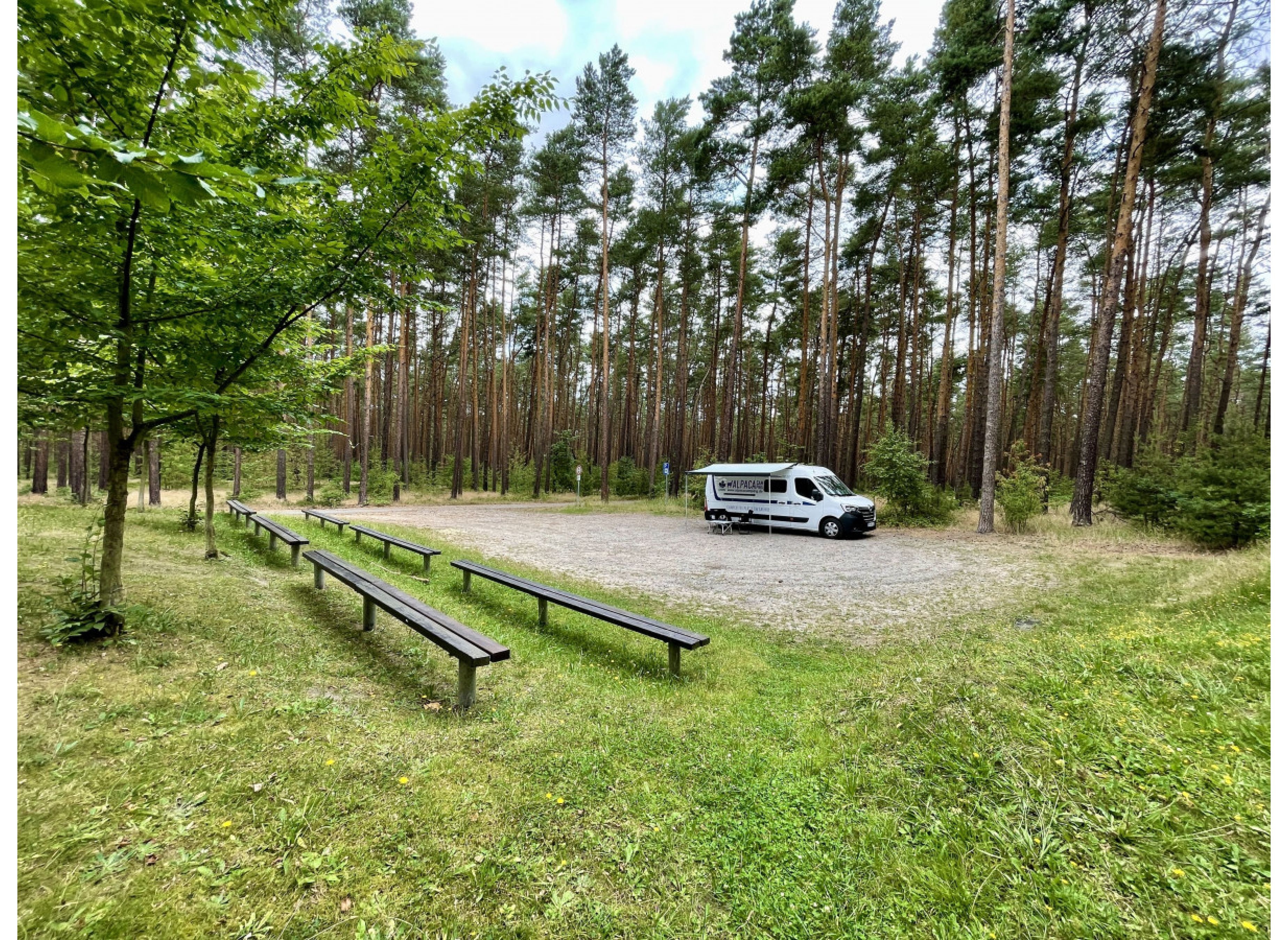 Am Heidebergturm — Campervan Site in Gröden