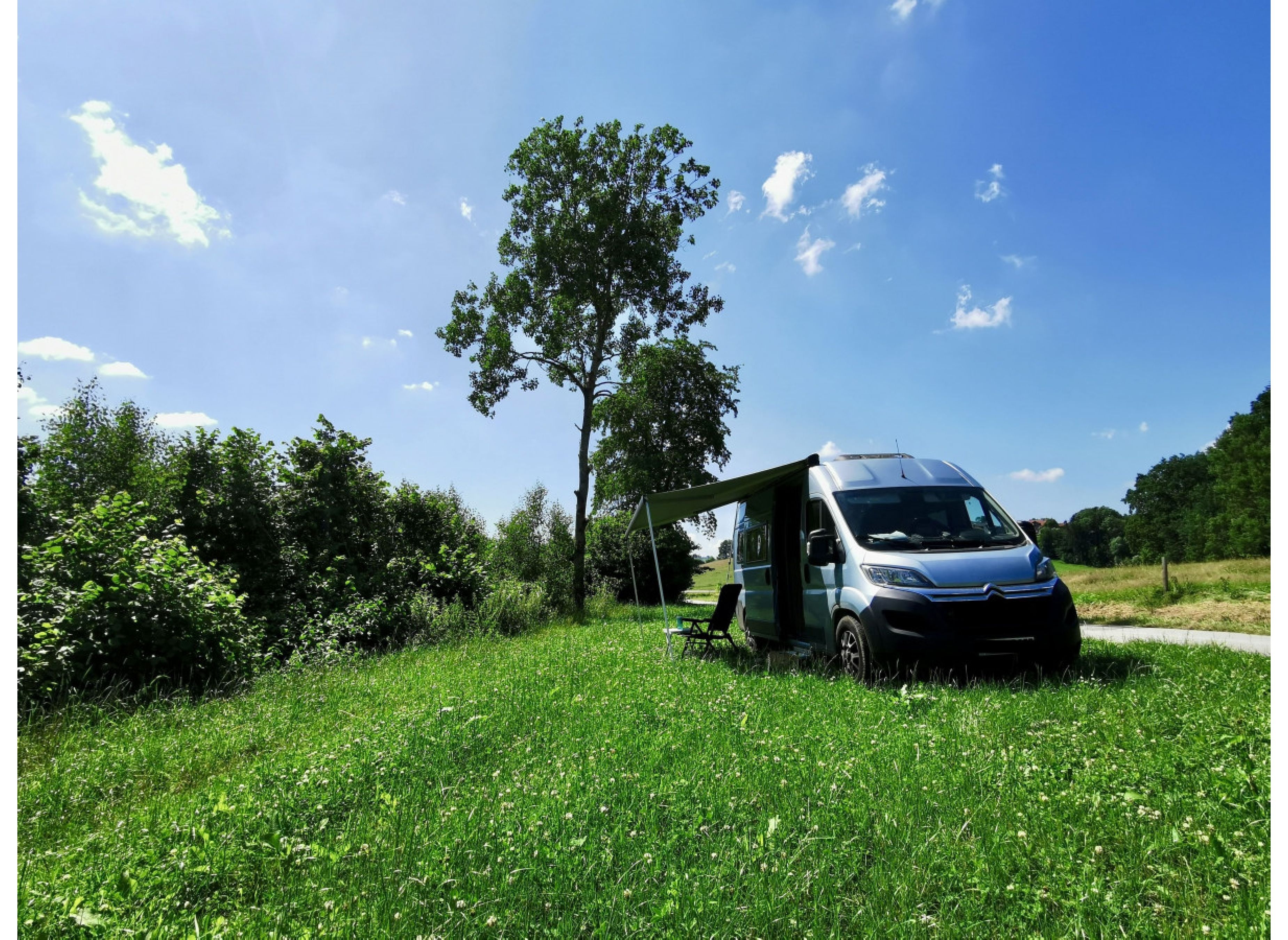 Idyllische Lage neben der Kuhweide — Stellplatz in Grafenau