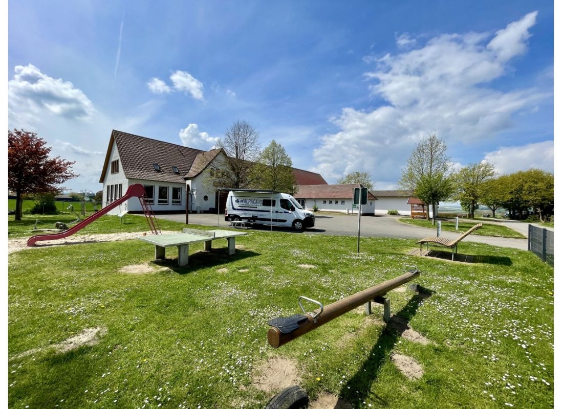 An der Bördeblickhalle — Camperplaats in Borgentreich