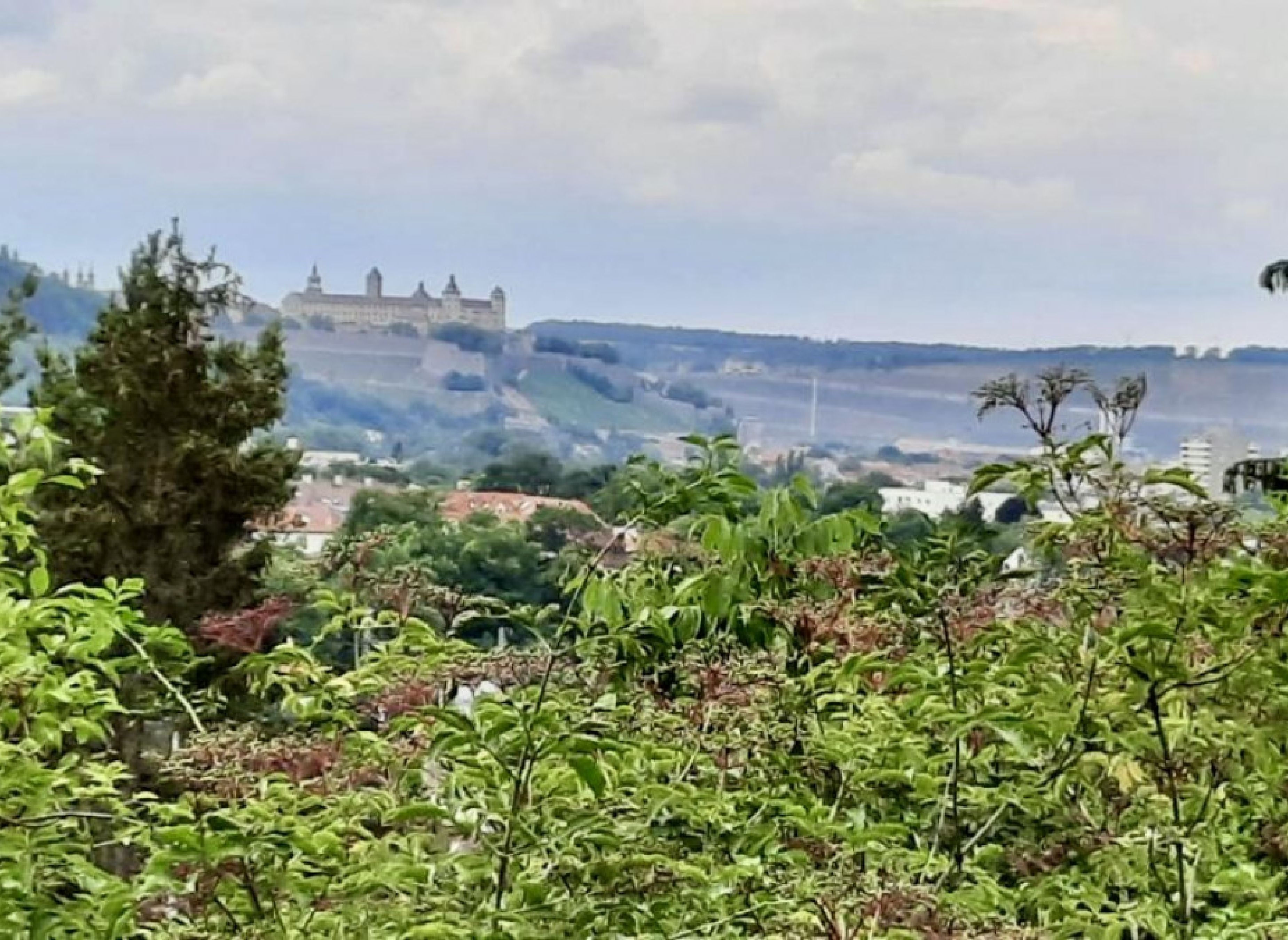 Mit Blick auf die Festung — Stellplatz in Würzburg