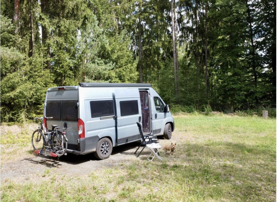 Mitten im Thüringer Wald — Stellplatz in Christes