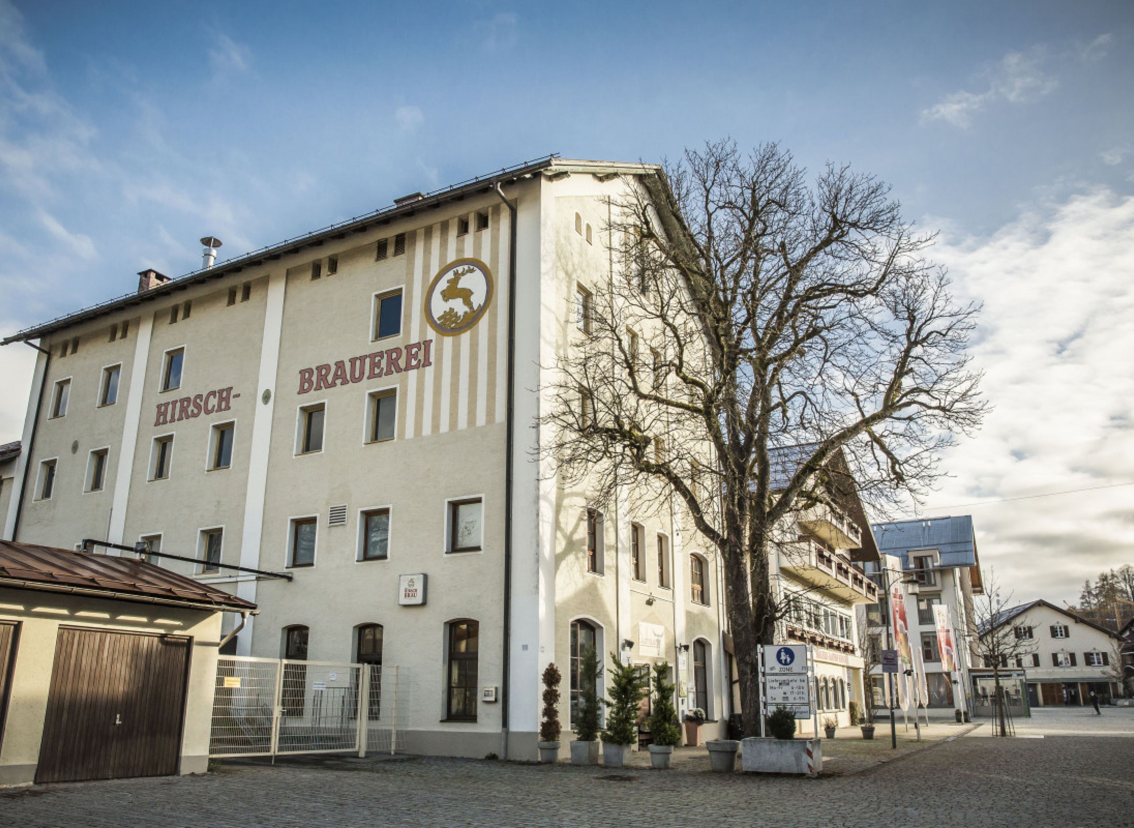 Einzelstellplatz auf dem Brauereigelände — Area di sosta in Sonthofen