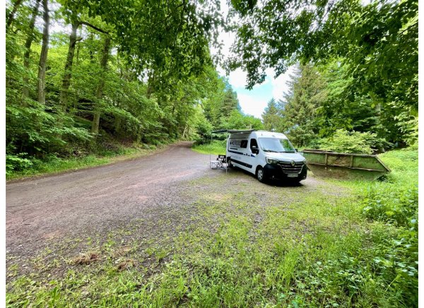 Ruhiger Waldplatz in der Nähe vom Schützenhaus