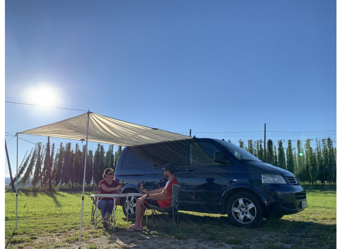 Stellplatz am Hopfenerlebnishof #2 — Weingut in St. Ulrich im Mühlkreis