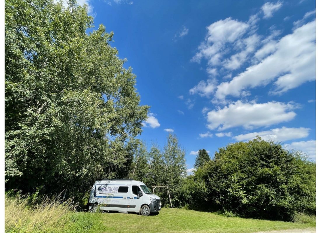 Waldgrundstück mit Schaukel und Ausblick — Bobilplass in Kirchdorf an der Amper