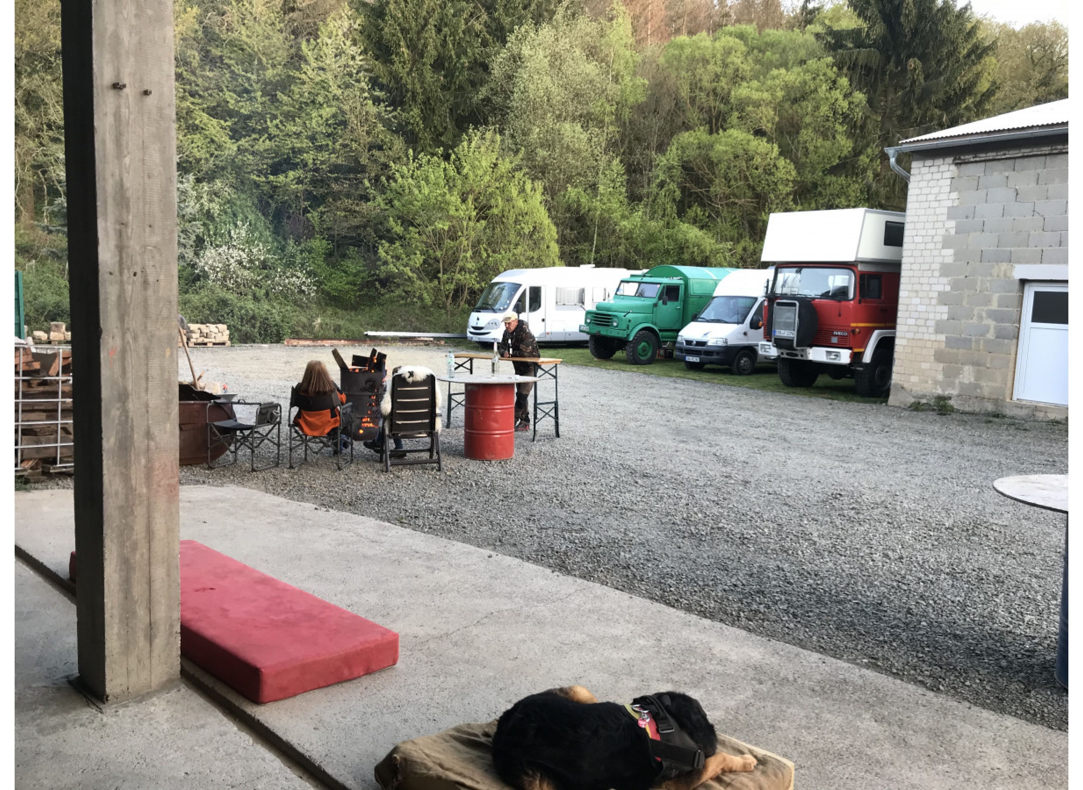 am alten Getreidelager #2 - ideal zum wandern/radfahren — Stellplatz in Schiersfeld