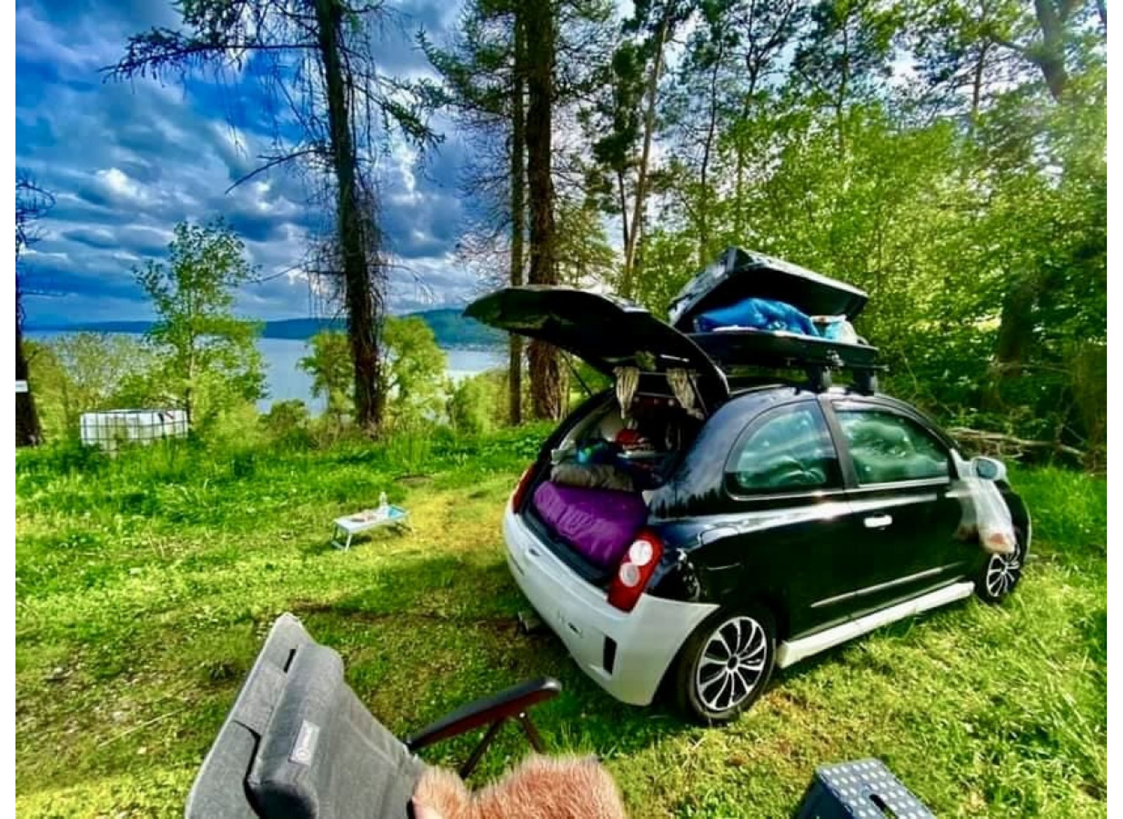 Bodenseesicht alleine in der Natur — Sítio para autocaravanas in Stockach