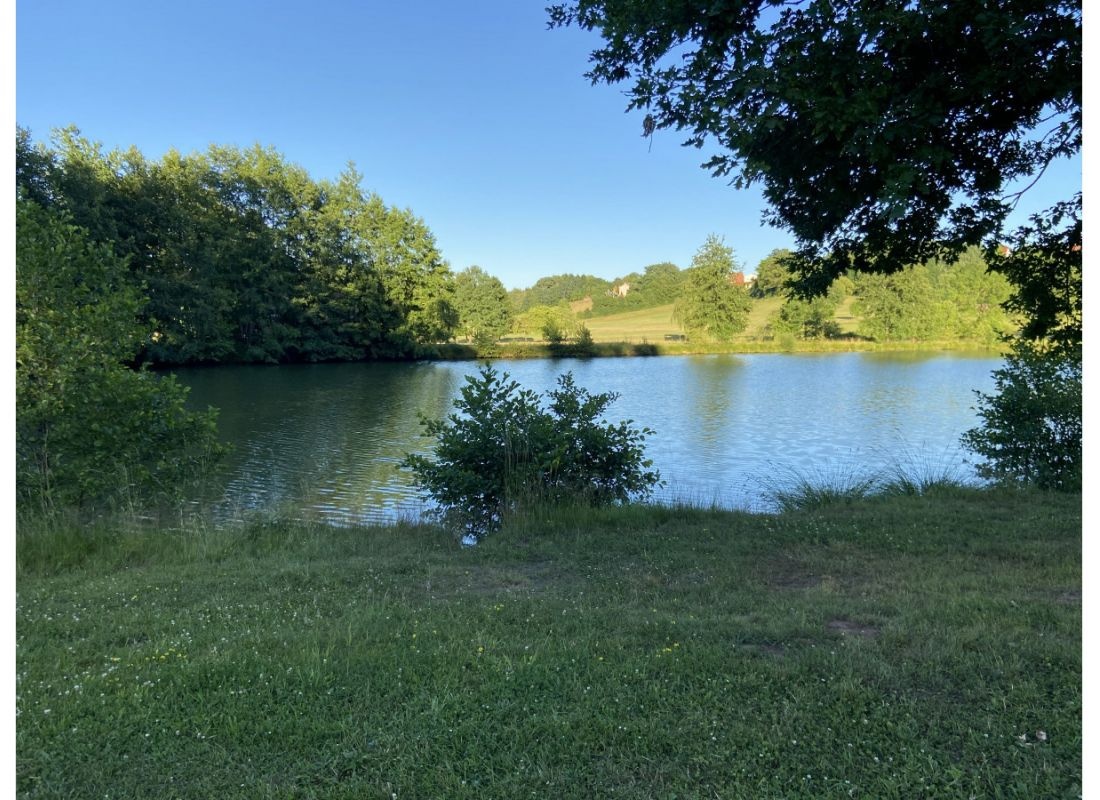 Einzelstellplatz zwischen Wald und Weiher — Area di sosta in Herrieden