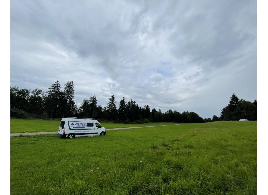 Fern von jeglichem Alltagsstress mitten im Grünen — Campervan Site in Dornhan