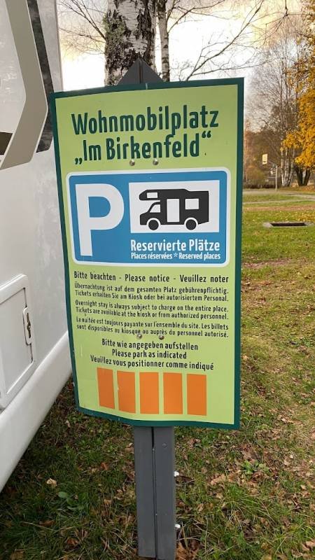 Wohnmobilstellplatz Im Birkenfeld