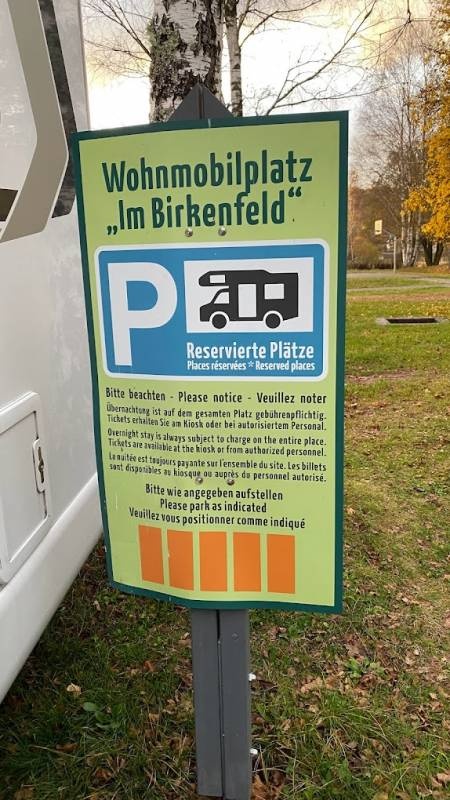 Wohnmobilstellplatz Im Birkenfeld — Stellplatz in Ludwigswinkel