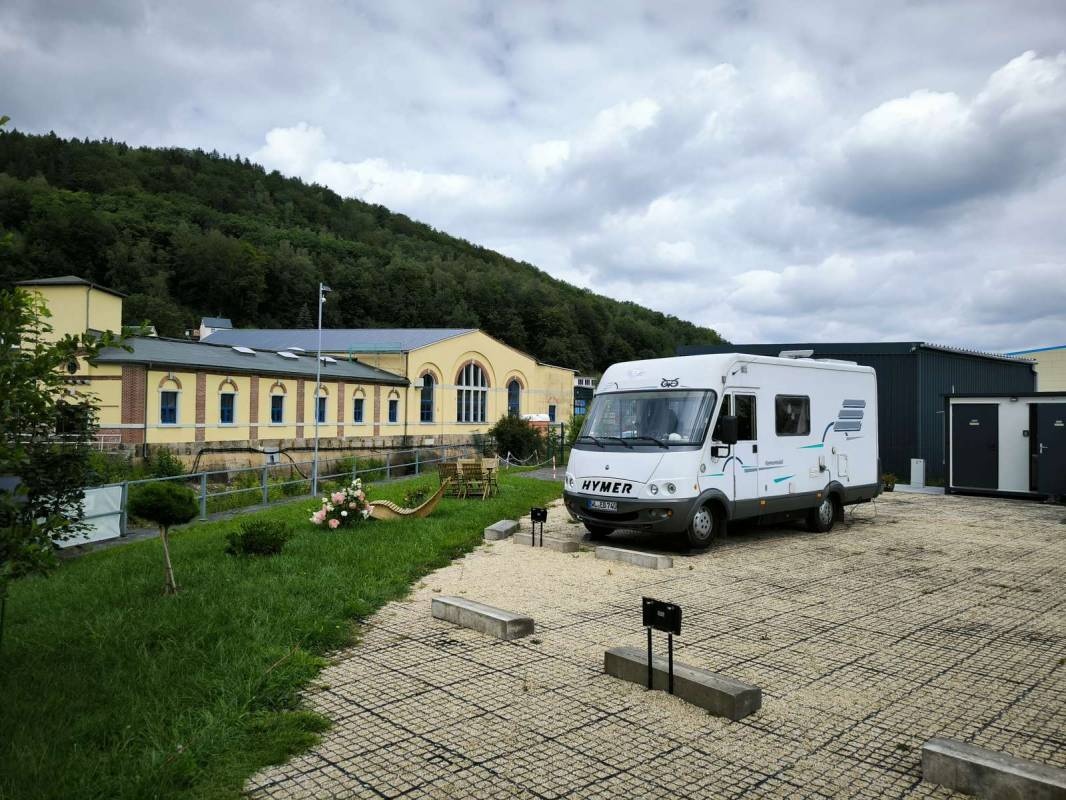Wohnmobilstellplatz Georgi - Bad Schlema — Camperplads in Aue-Bad Schlema