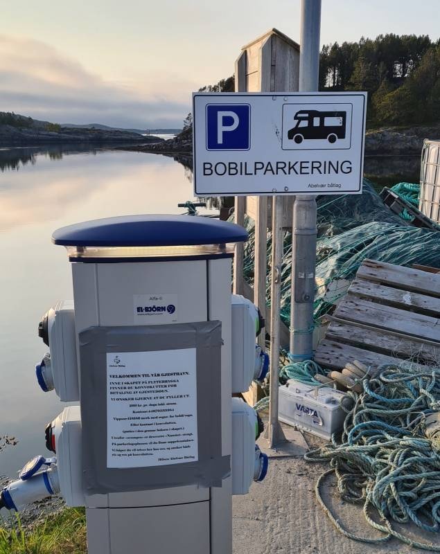 Abelvær Marina — Stellplatz in Abelvær