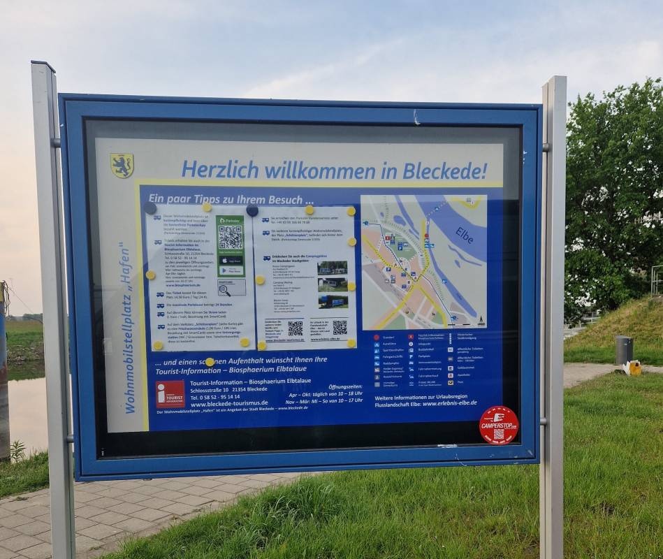 Stellplatz am Hafen — Ställplats in Bleckede