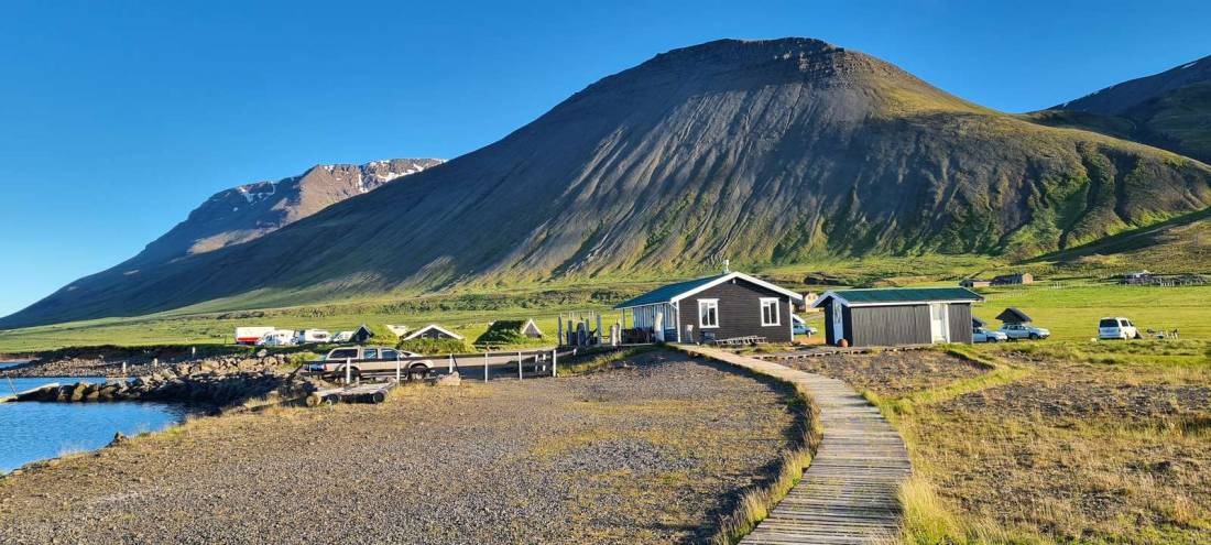 Camping Drangeyjarferðir (Grettislaug) — Area da campeggio in Sauðárkrókur