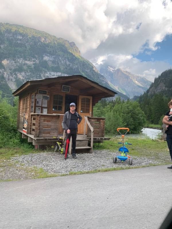 Kandersteg, Allmebahnstrasse — Campervan Site in Kandersteg