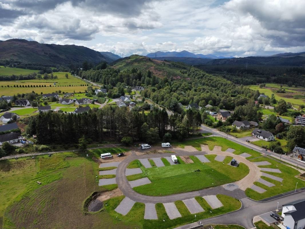 Fort Augustus Caravan Park Loch Ness Motorhome Stopover Site — Aire camping car in Fort Augustus