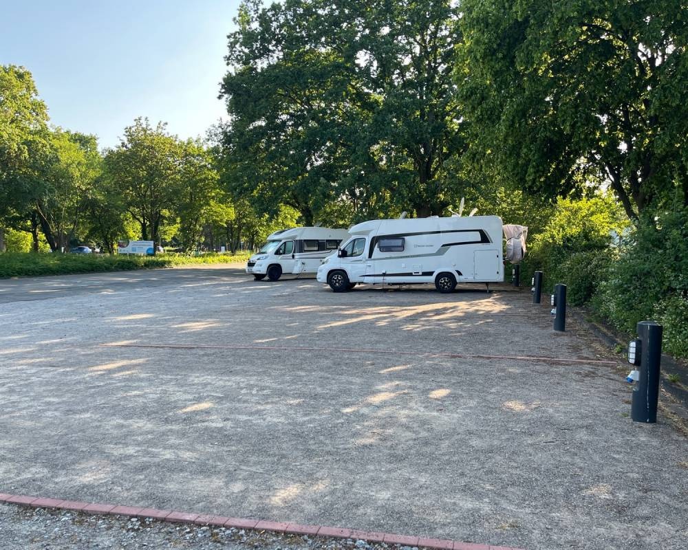 Wohnmobilparkplatz Allwetterzoo — Sp. parking dla kamperów in Münster