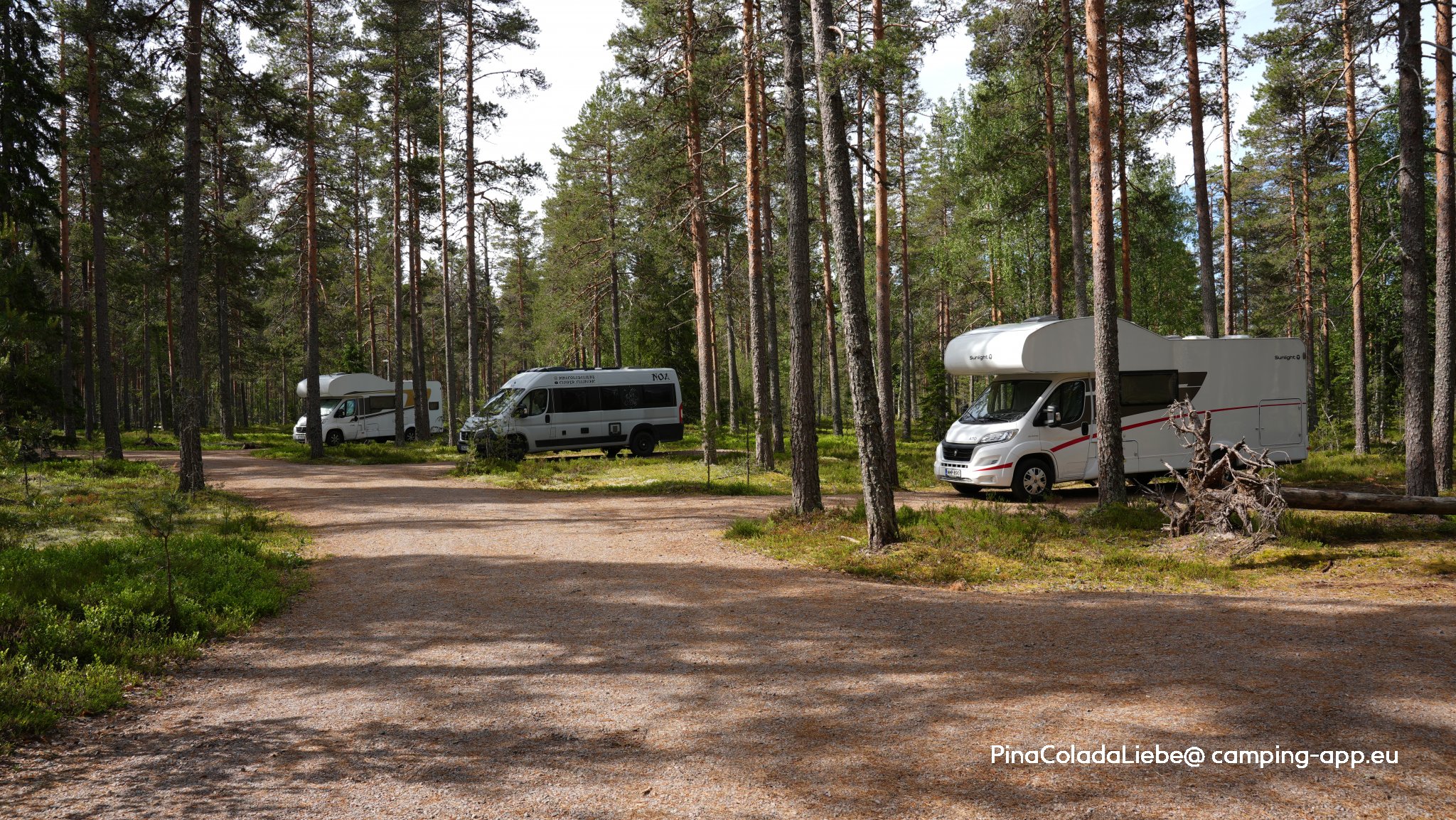 Kauhaneva-Pohjankangas — Estacionamento noturno in Karvia