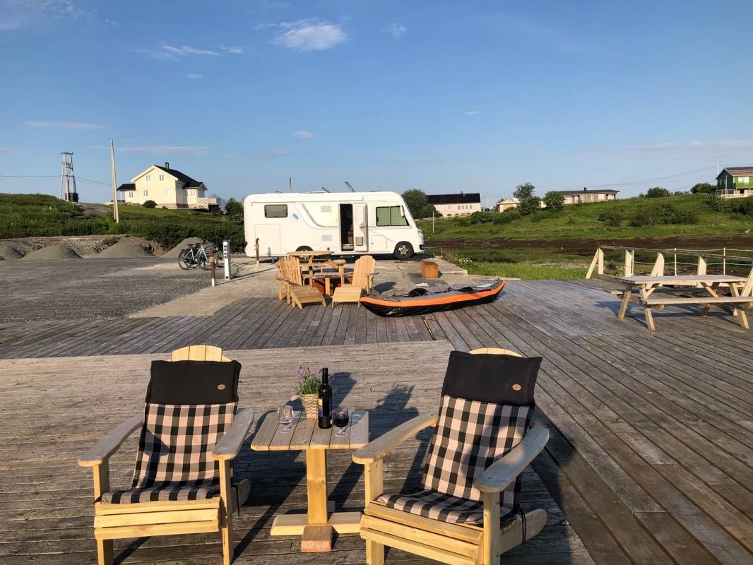 Tanghuset Arena — Sp. parking dla kamperów in Brasøy
