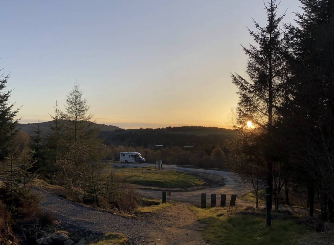 Achnabreac Forest — Overnight-parking in 