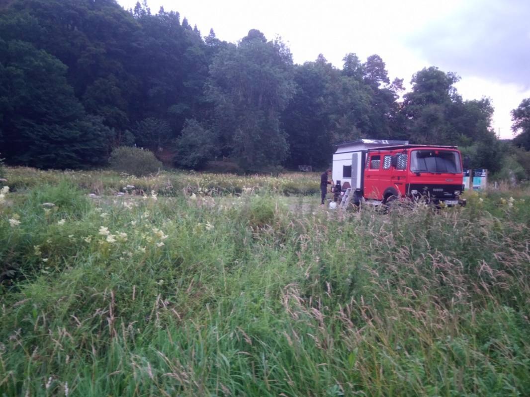 Innerleithen — Overnatnings‑parkering in 