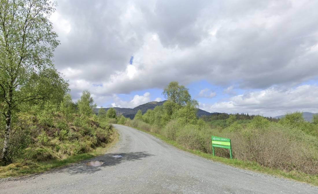 Leannach, Duke’s Pass — Overnight-parking in 