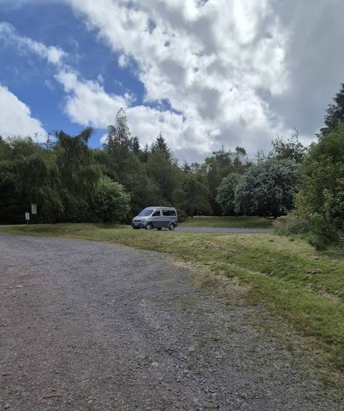 Stroan Loch - Raiders' Road — Overnight-parking in 