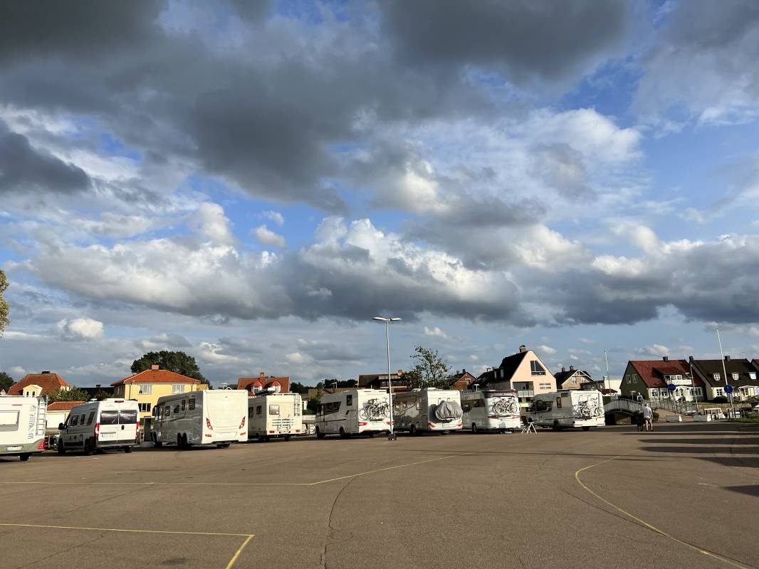 Husbilplats Gamla Hamnen — Area Autocaravanas in Råå