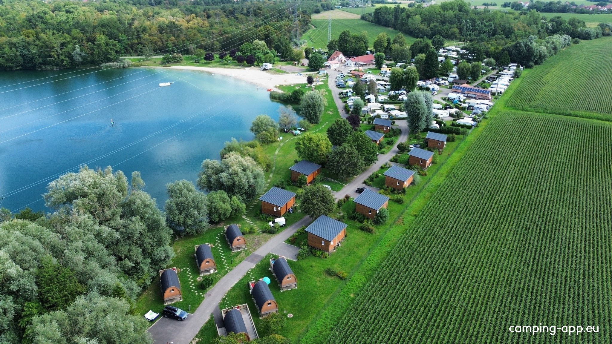 Camping Plage du Staedly — Kemp in Rœschwoog
