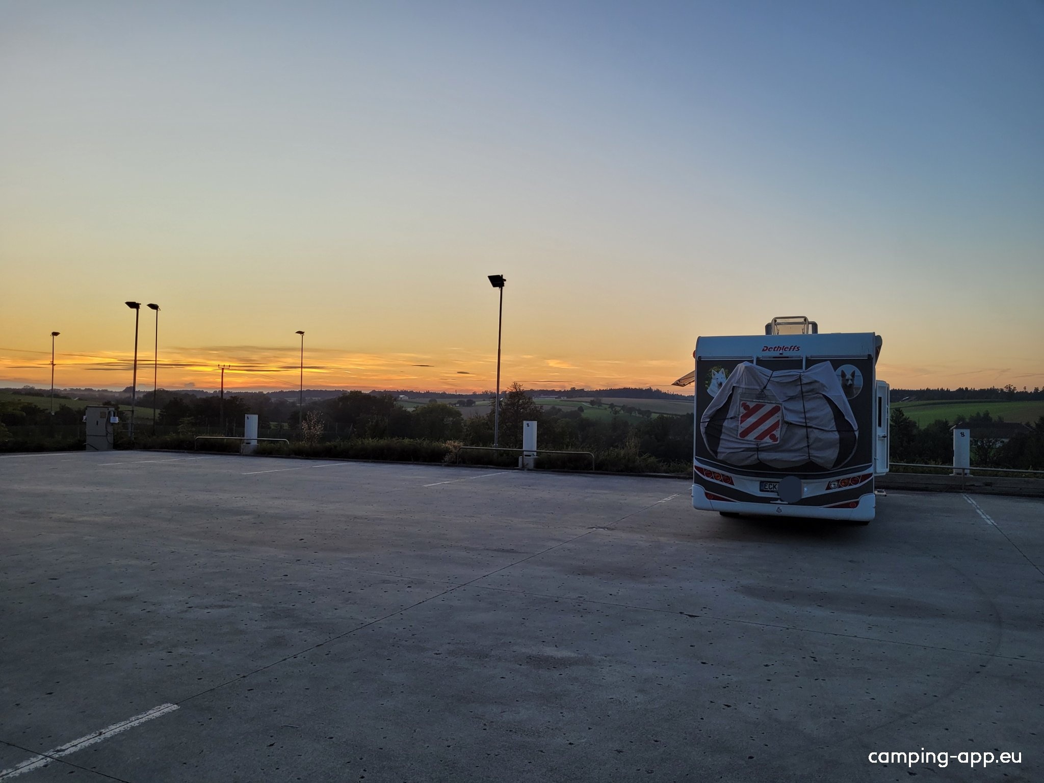 Stellplatz Schicklberg — Aire camping car in Kremsmünster