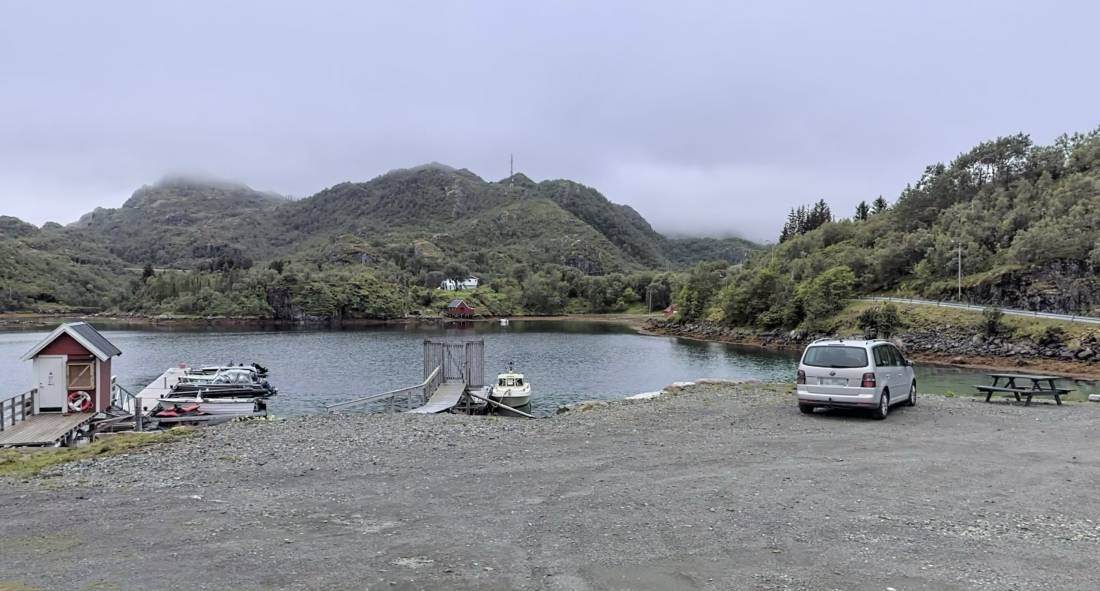 An kleinen Hafen — Camperplads in Hanøy