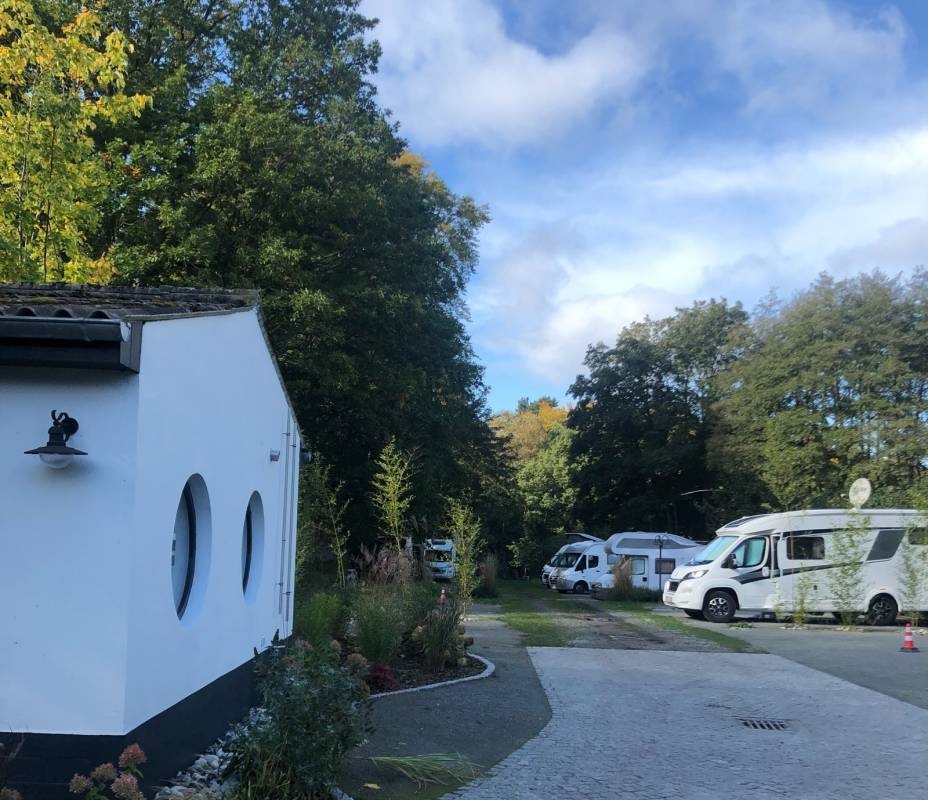 Reisemobilhafen Am alten Forsthaus — Sítio para autocaravanas in Heringsdorf