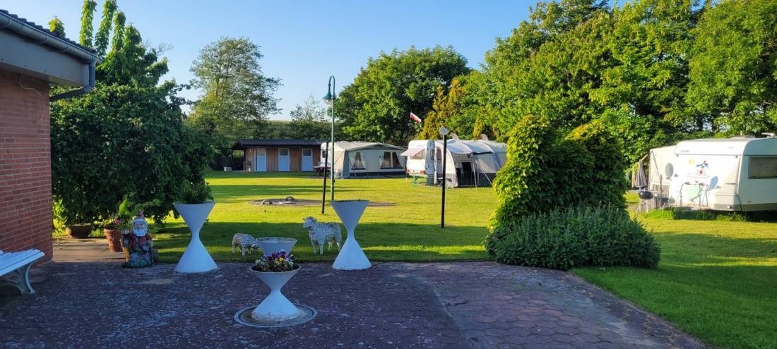 Ebbe und Flut — Campingplass in 