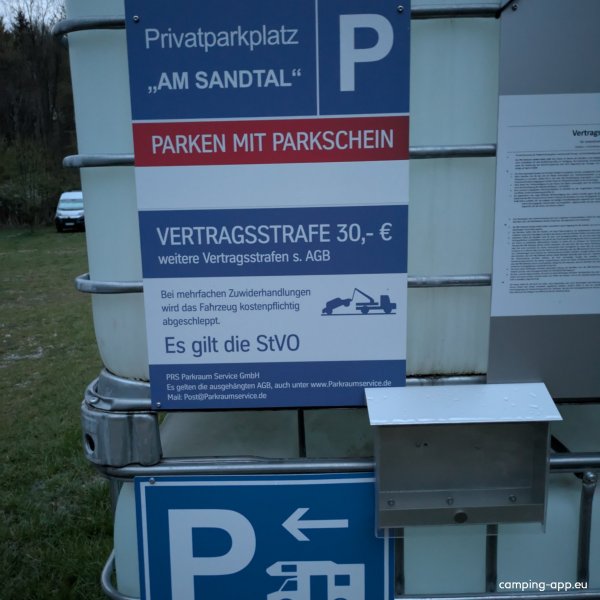 Wohnmobilstellplatz im Sandtal — Foto 2