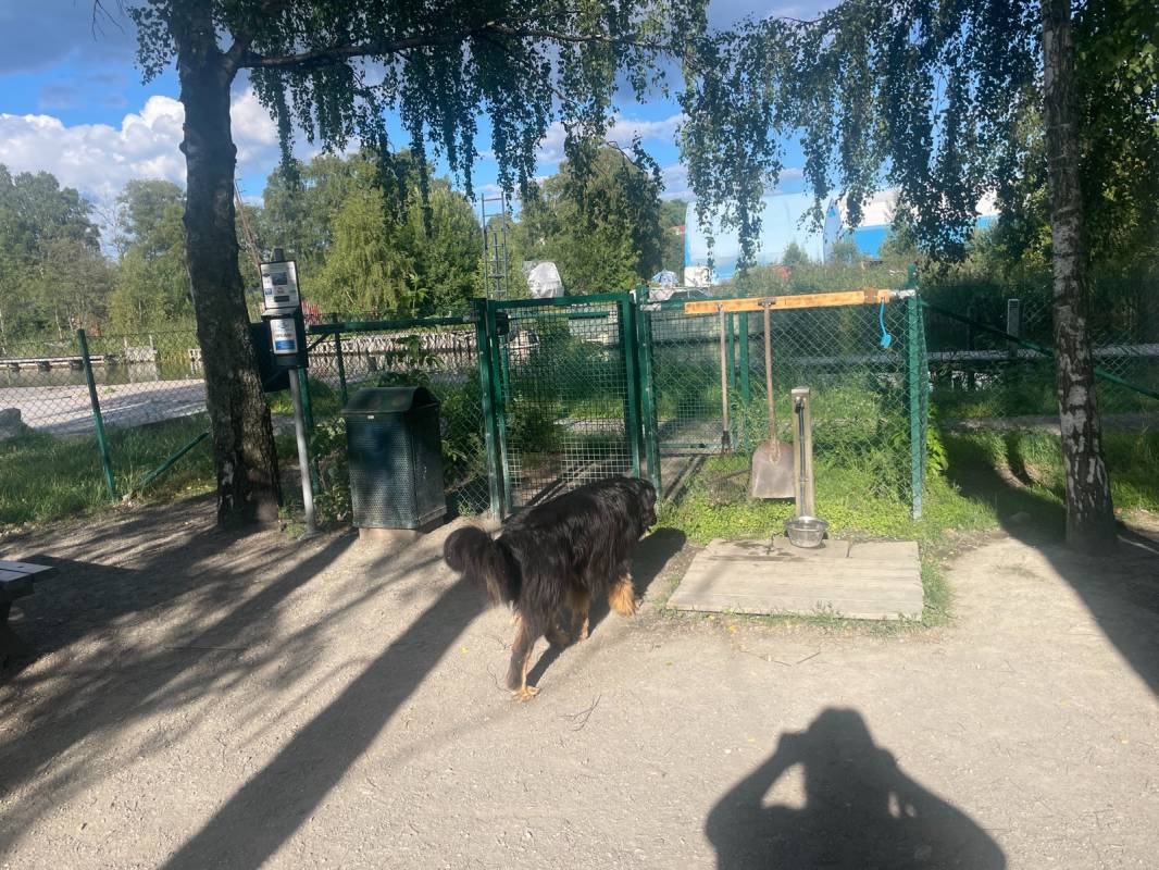 Parkplatz im Grünen am Kanal — Camperplaats in Åkersberga