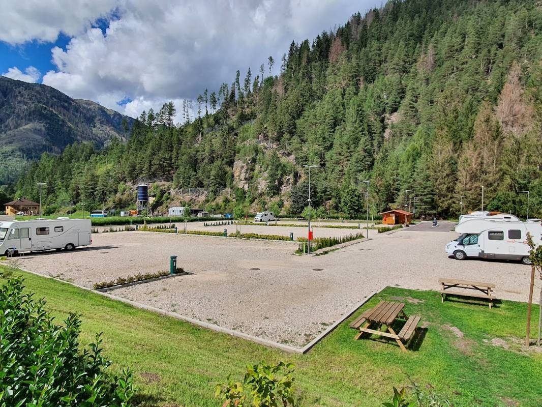 Stellplatz Area Camper Fiemme — Ställplats in Predazzo TN