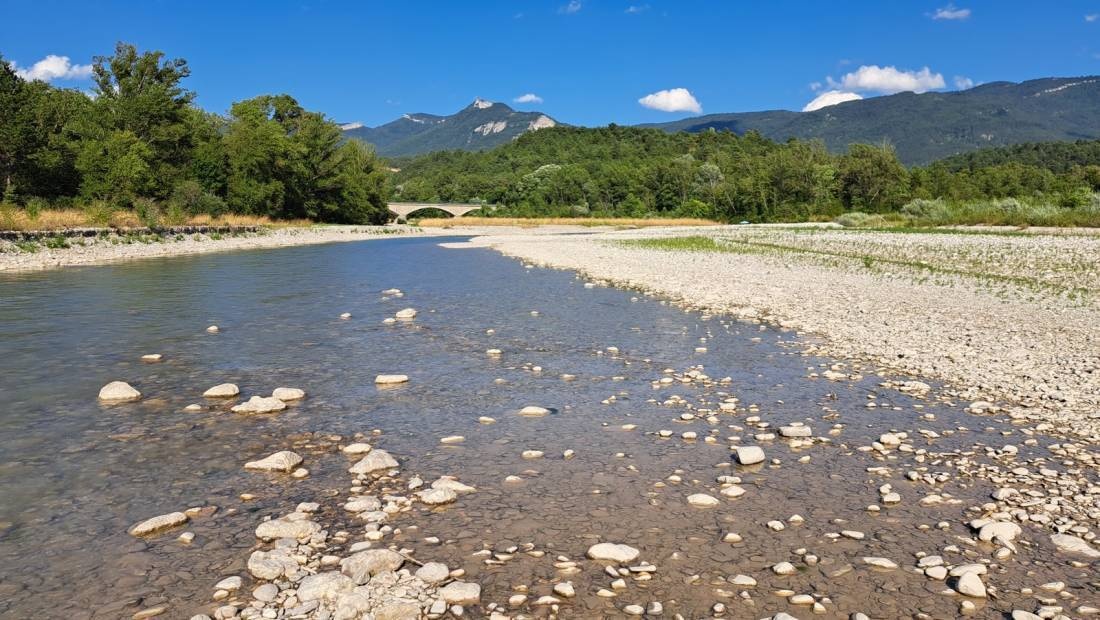 Camping municipal pont de la Drome — Campingplats in Vercheny