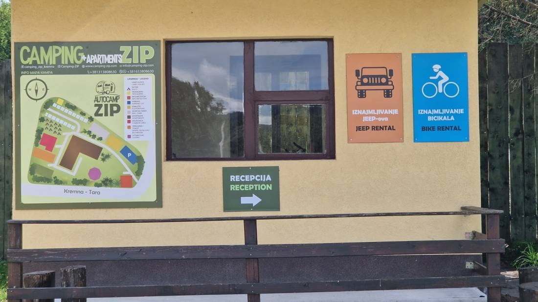 Camping Zip Kremna — Місце для кемпінгу in Kremna