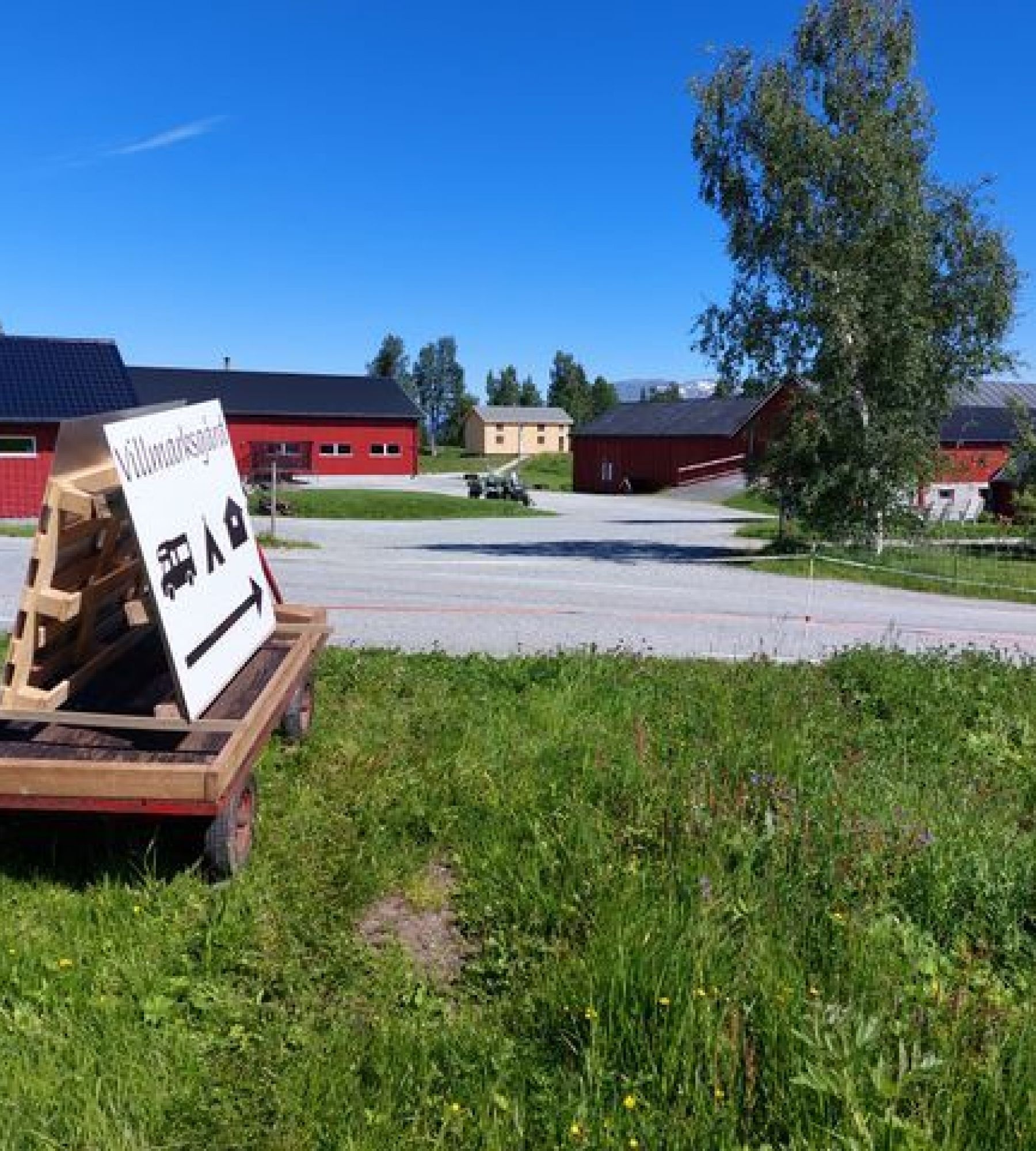 Villmarksgården — Area da campeggio in Hattfjelldal