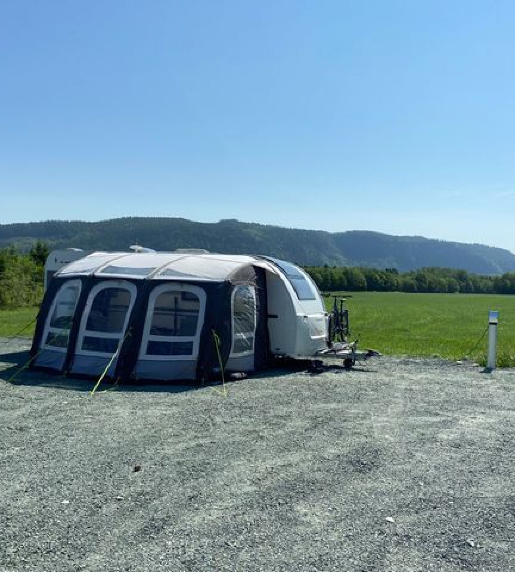 Nedre Løberg Bobilparkeirig — Area da campeggio in Lundamo