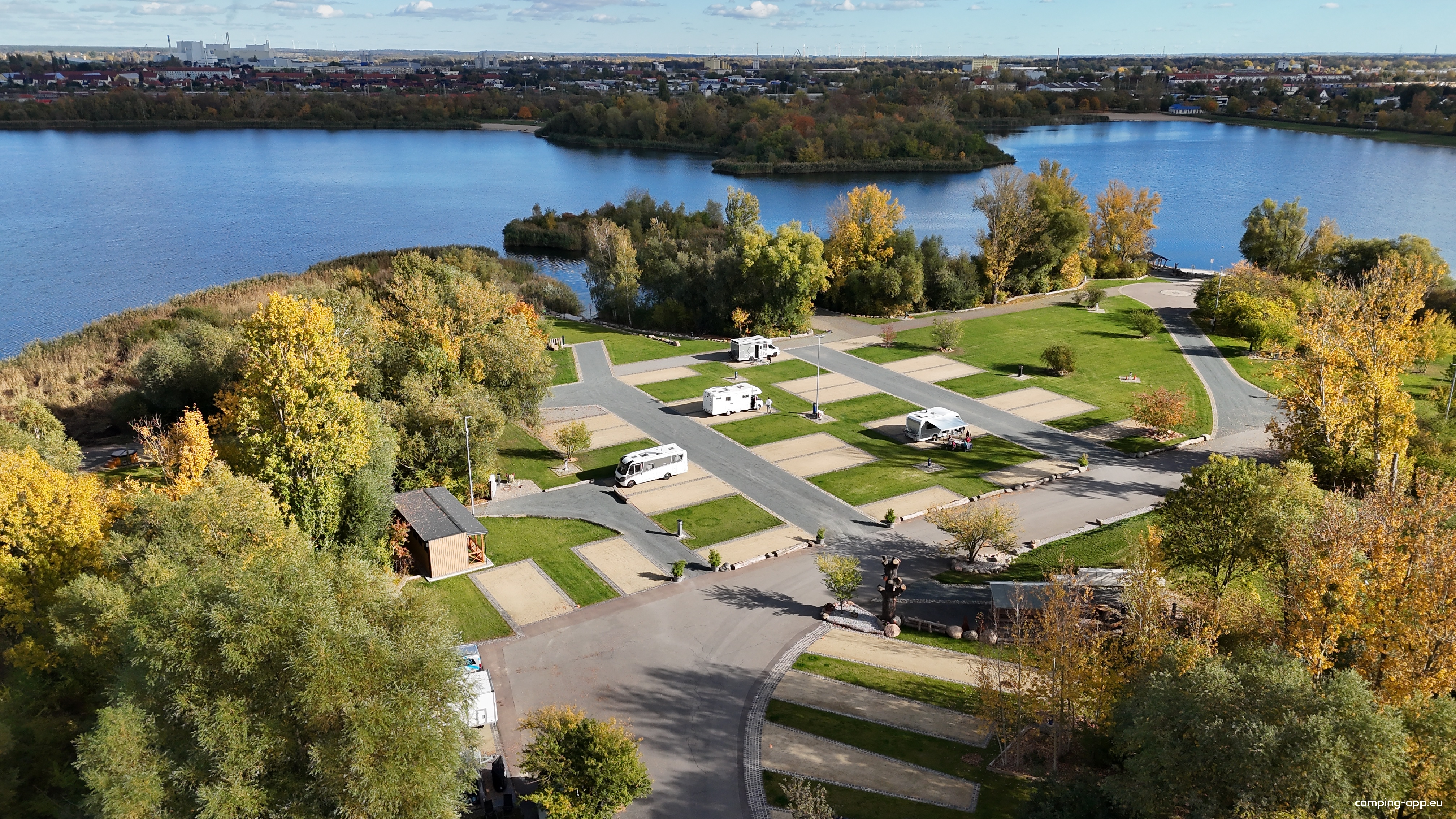 STRANDPARX cable island — Aire camping car in Magdeburg