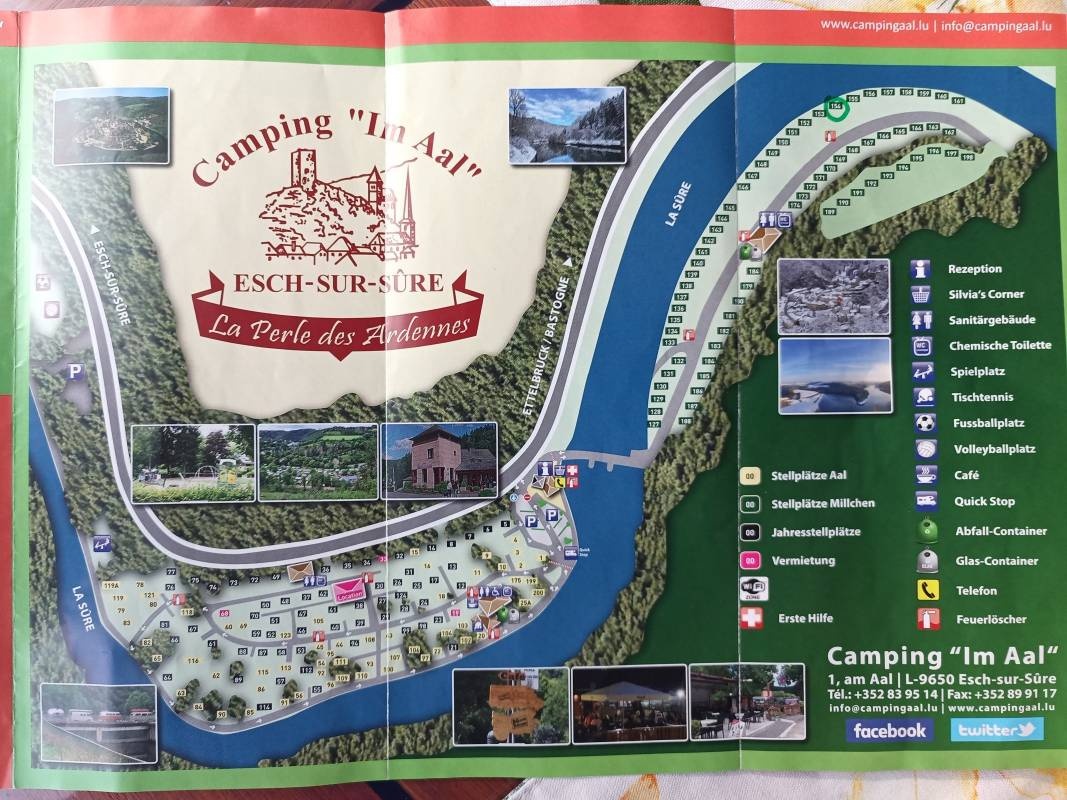 Campingplatz im Aal — Kemping in Esch-sur-Sûre
