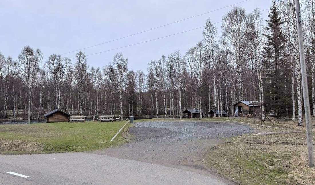 Parkplatz granden vitafors — Area Autocaravanas in Vitå