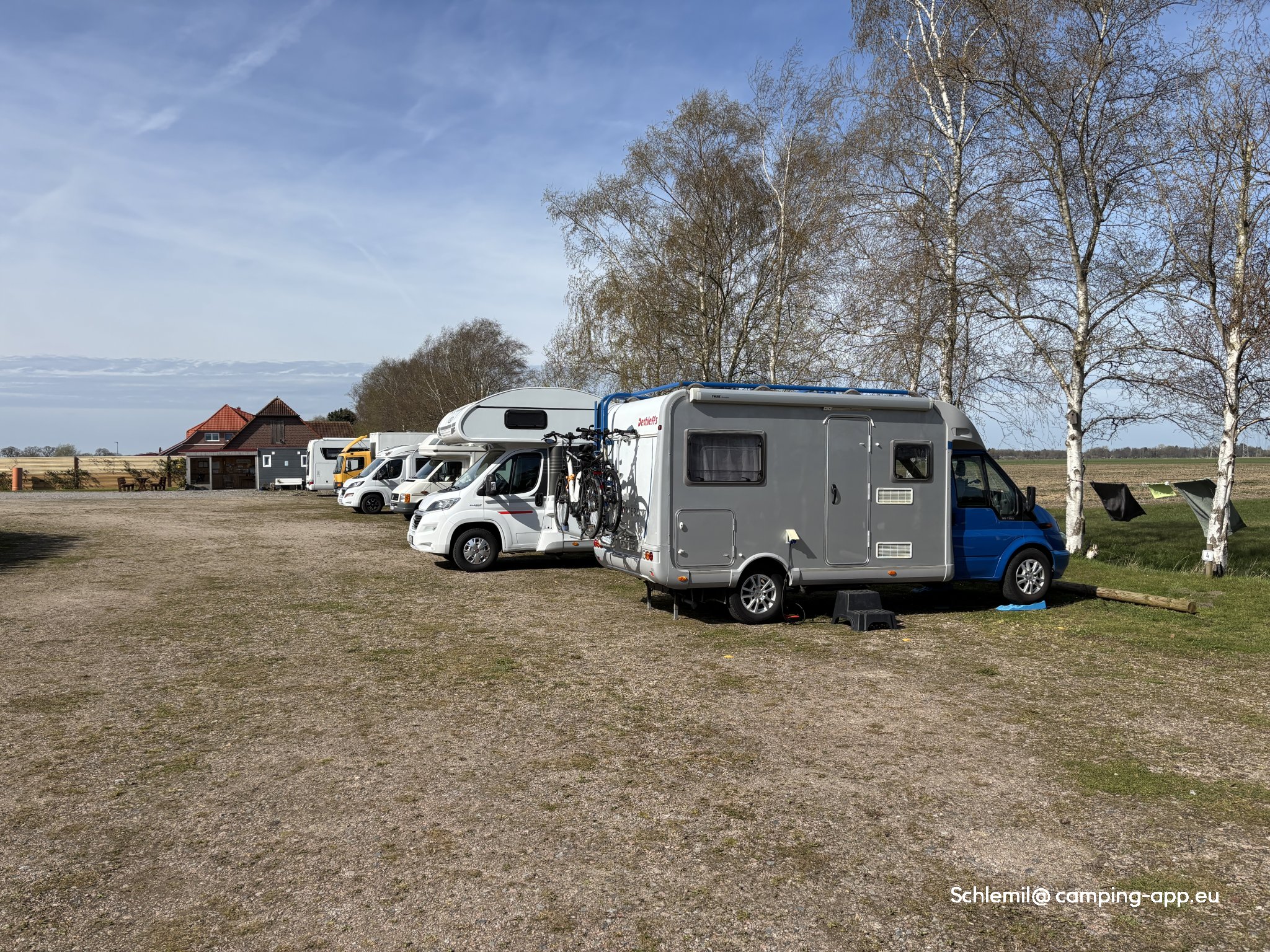 Stellplatz Weideblick — Sítio para autocaravanas in Ovelgönne