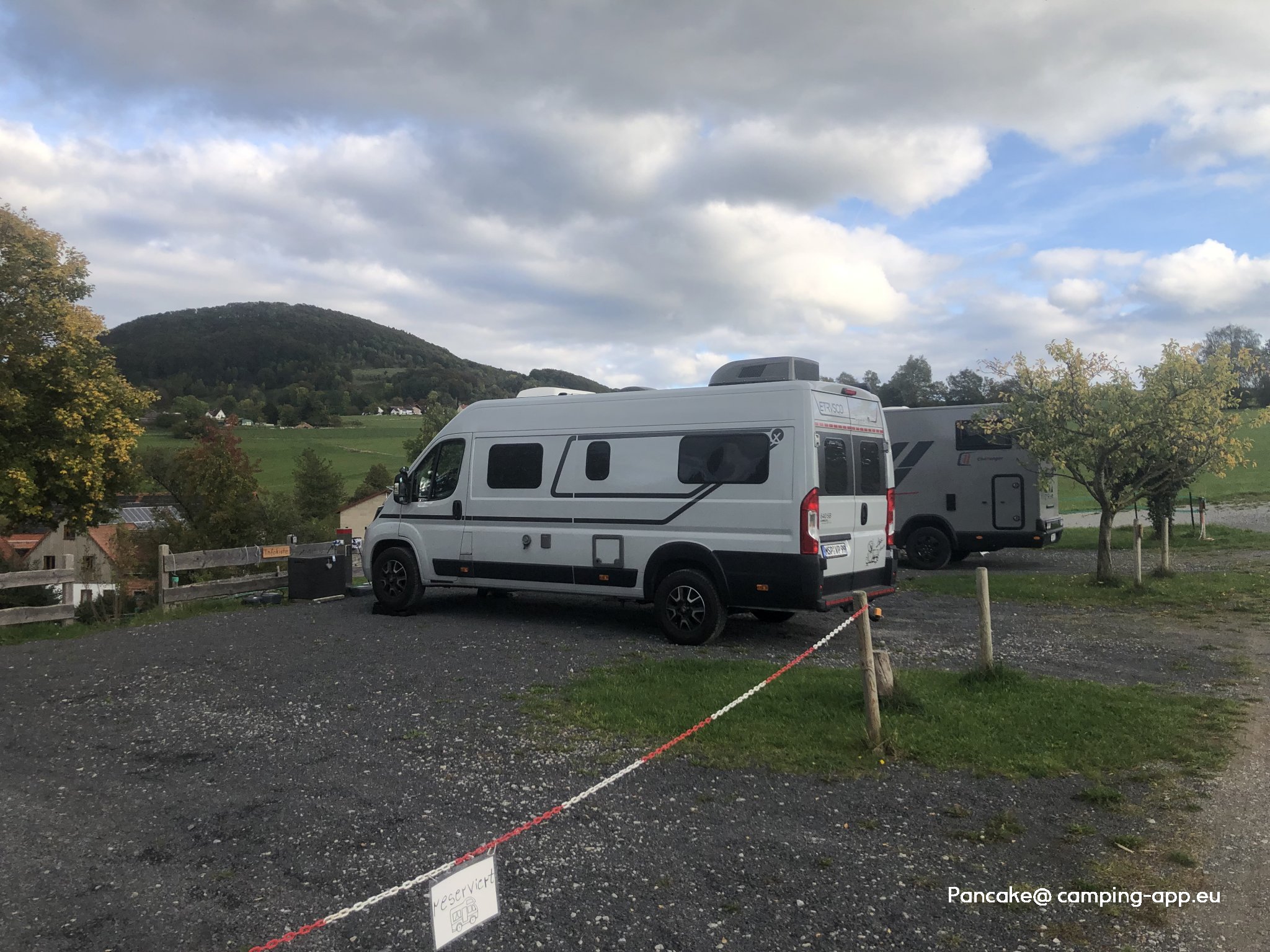 Wohnmobilstellplatz Lahmenhof — Area di sosta in Poppenhausen (Wasserkuppe)