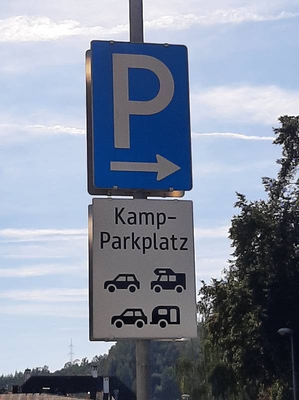 P+R Kampparkplatz — Stellplatz in Zwettl