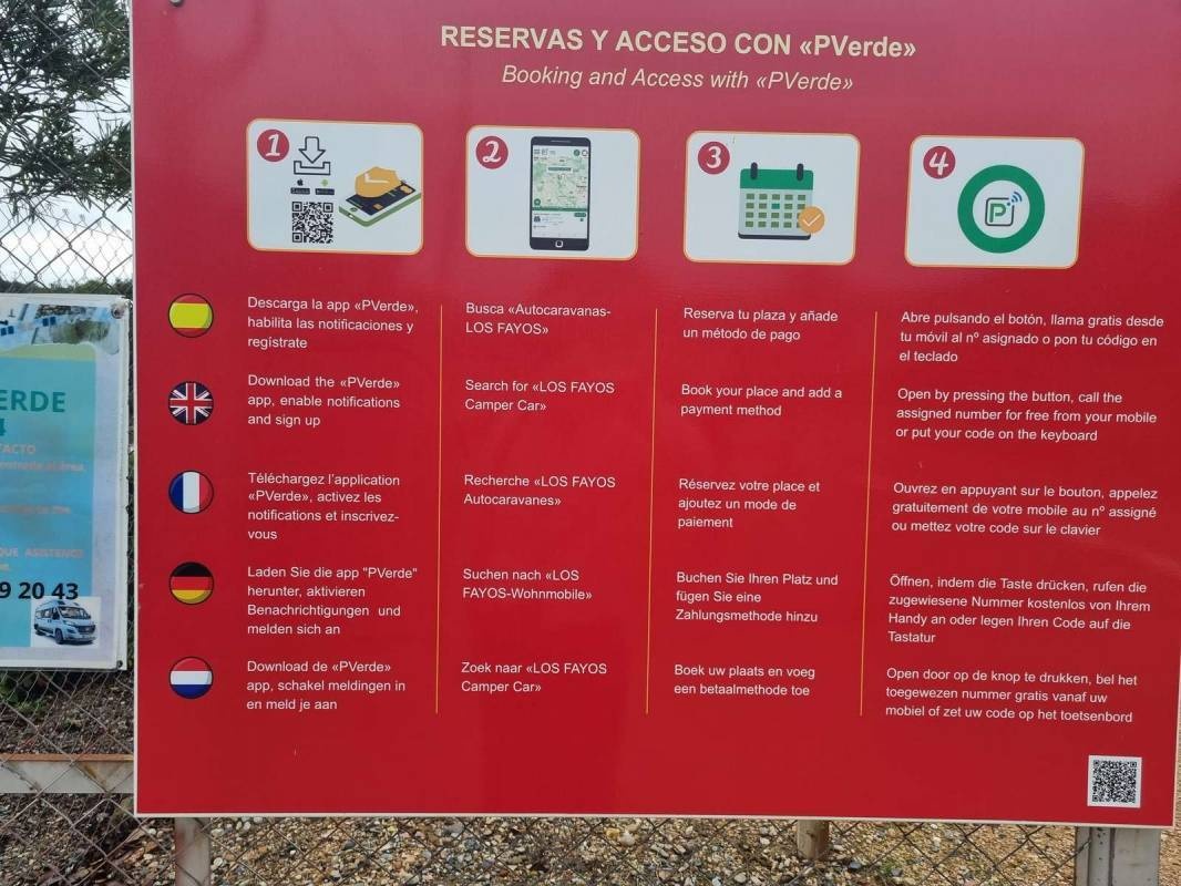 Área de Autocaravanas de Los Fayos — Sítio para autocaravanas in Los Fayos